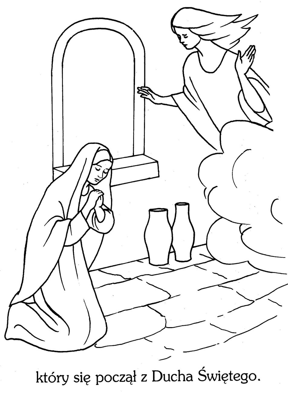 Wierzę w Boga kolorowanki